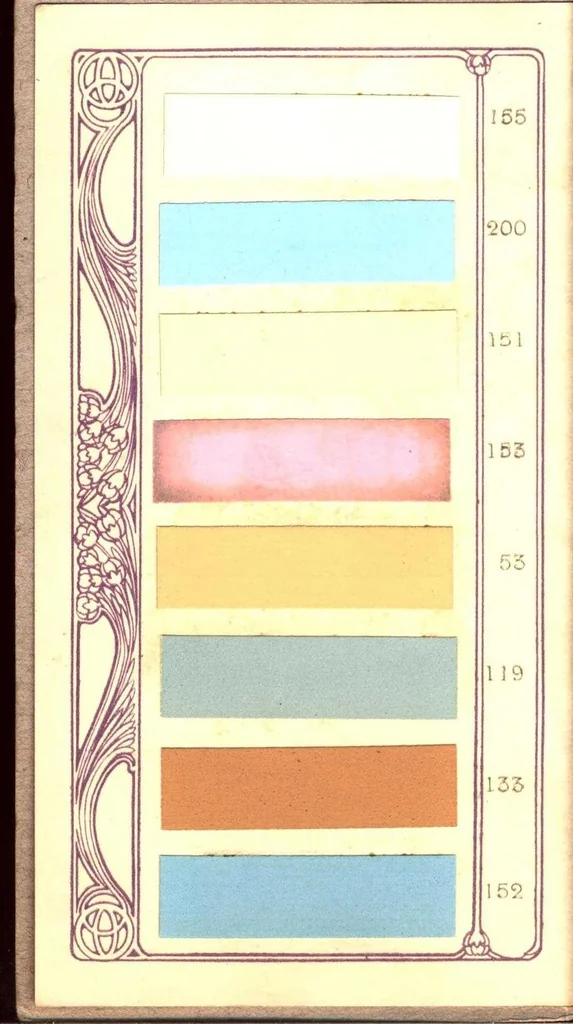 An illustration from Hygienic kalsomine and frescoe colors., 1907, leaf 3