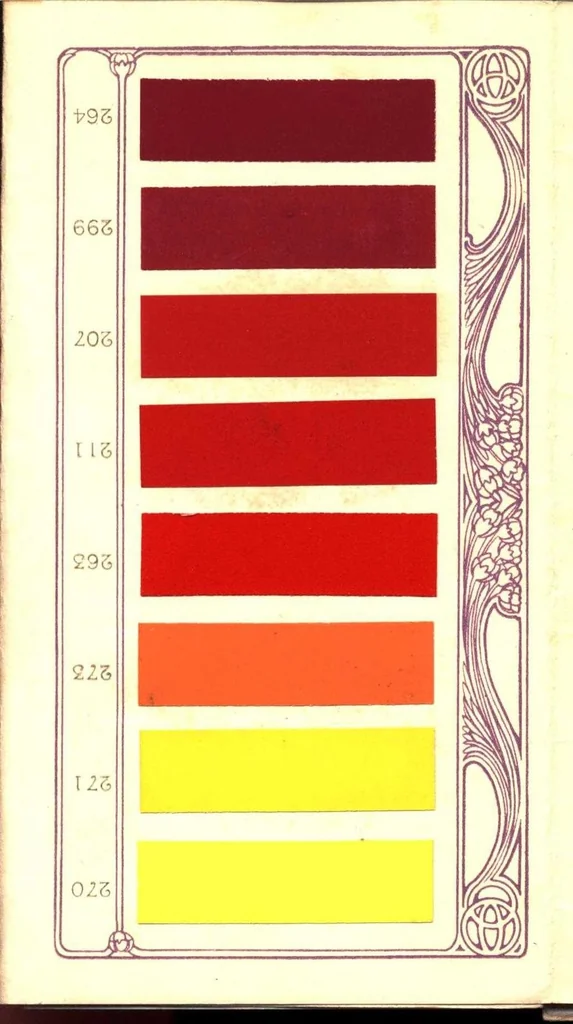 An illustration from Hygienic kalsomine and frescoe colors., 1907, leaf 6