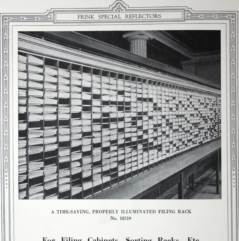 An illustration from I.P. Frink reflectors designer and manufacturer of scientific and artistic lighting specialties ..., 1921, leaf 23