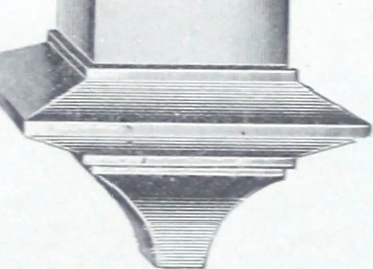 An illustration from Illustrated catalog of ornamental spun and stamped shells and fittings for gas and electric fixtures manufactured by the Standard Metal Spinning Co., 1914, leaf 21