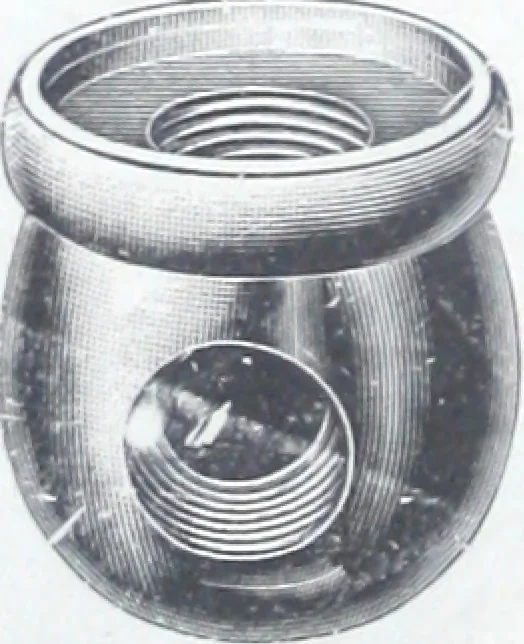 An illustration from Illustrated catalog of ornamental spun and stamped shells and fittings for gas and electric fixtures manufactured by the Standard Metal Spinning Co., 1914, leaf 23