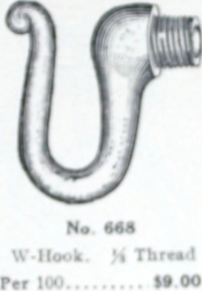 An illustration from Illustrated catalog of ornamental spun and stamped shells and fittings for gas and electric fixtures manufactured by the Standard Metal Spinning Co., 1914, leaf 24
