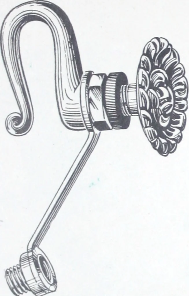 An illustration from Illustrated catalog of ornamental spun and stamped shells and fittings for gas and electric fixtures manufactured by the Standard Metal Spinning Co., 1914, leaf 27