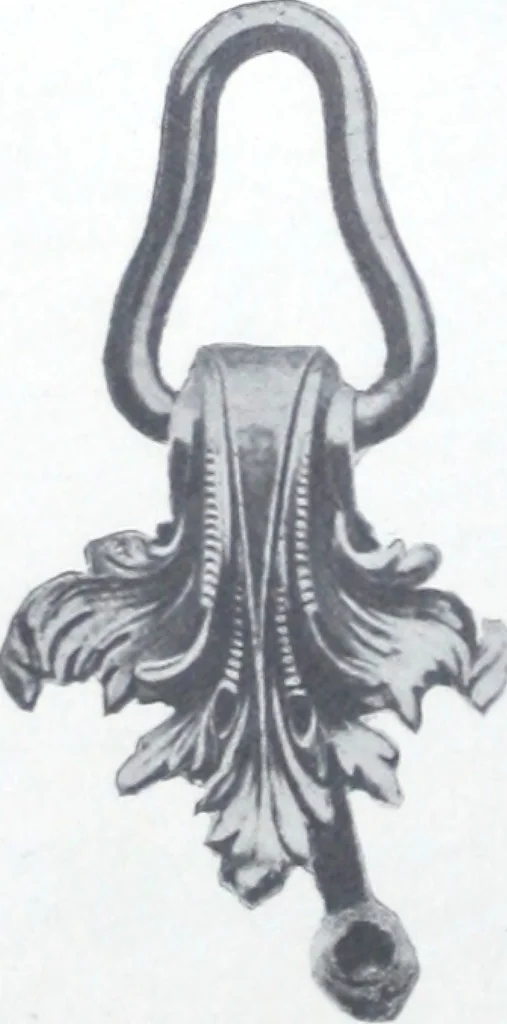 An illustration from Illustrated catalog of ornamental spun and stamped shells and fittings for gas and electric fixtures manufactured by the Standard Metal Spinning Co., 1914, leaf 27