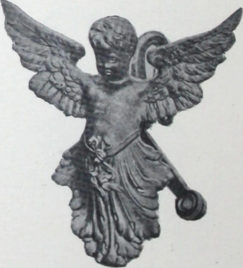 An illustration from Illustrated catalog of ornamental spun and stamped shells and fittings for gas and electric fixtures manufactured by the Standard Metal Spinning Co., 1914, leaf 27
