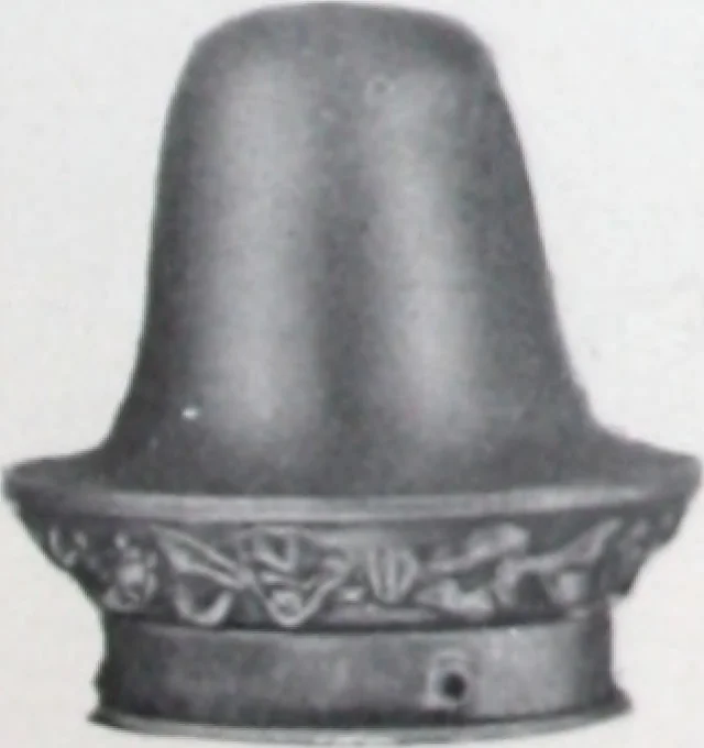 An illustration from Illustrated catalog of ornamental spun and stamped shells and fittings for gas and electric fixtures manufactured by the Standard Metal Spinning Co., 1914, leaf 4