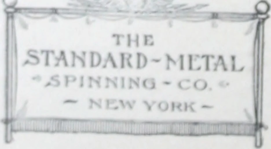 An illustration from Illustrated catalog of ornamental spun and stamped shells and fittings for gas and electric fixtures manufactured by the Standard Metal Spinning Co., 1914, leaf 5