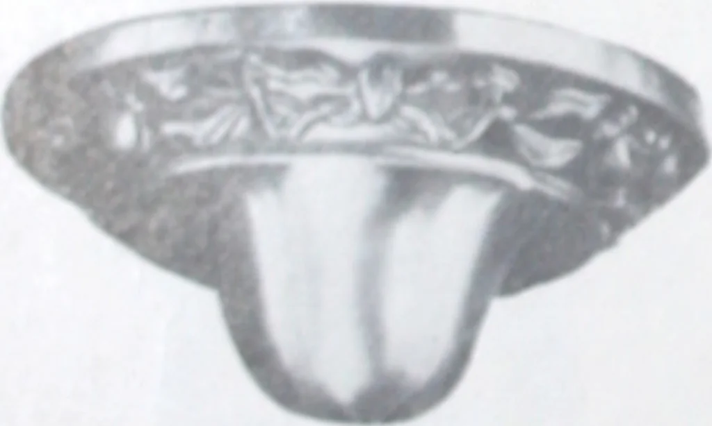 An illustration from Illustrated catalog of ornamental spun and stamped shells and fittings for gas and electric fixtures manufactured by the Standard Metal Spinning Co., 1914, leaf 5