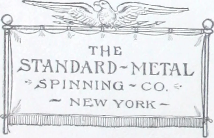 An illustration from Illustrated catalog of ornamental spun and stamped shells and fittings for gas and electric fixtures manufactured by the Standard Metal Spinning Co., 1914, leaf 9