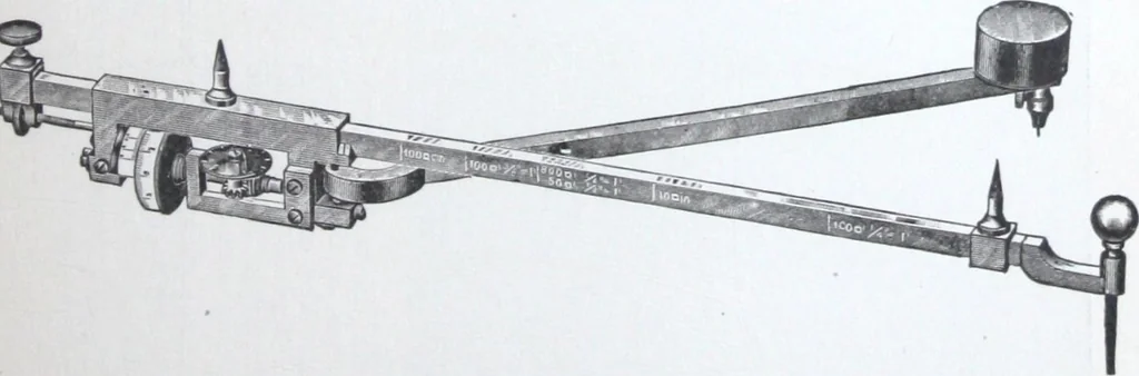 An illustration from Illustrated catalogue and price-list of drawing and tracing papers, sun print papers and equipments, drawing instruments and materials, surveying instruments, accessories, etc. / Kolesch & Company., 1917, leaf 100