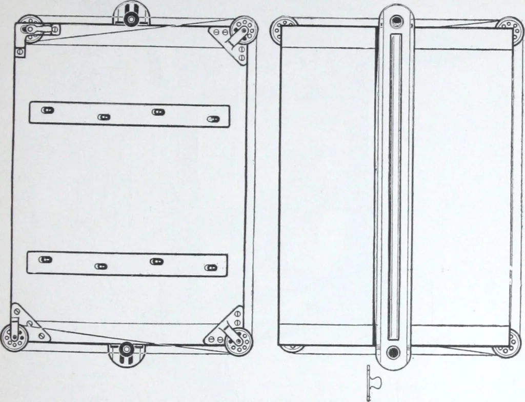 An illustration from Illustrated catalogue and price-list of drawing and tracing papers, sun print papers and equipments, drawing instruments and materials, surveying instruments, accessories, etc. / Kolesch & Company., 1917, leaf 136