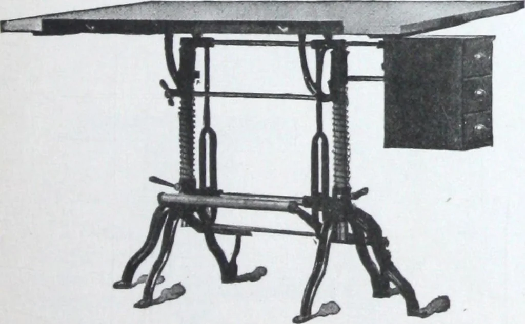 An illustration from Illustrated catalogue and price-list of drawing and tracing papers, sun print papers and equipments, drawing instruments and materials, surveying instruments, accessories, etc. / Kolesch & Company., 1917, leaf 140