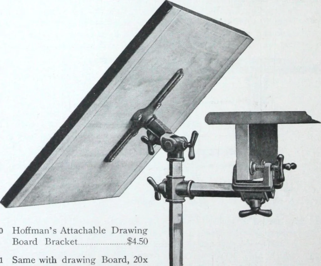 An illustration from Illustrated catalogue and price-list of drawing and tracing papers, sun print papers and equipments, drawing instruments and materials, surveying instruments, accessories, etc. / Kolesch & Company., 1917, leaf 141