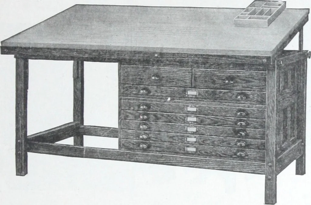 An illustration from Illustrated catalogue and price-list of drawing and tracing papers, sun print papers and equipments, drawing instruments and materials, surveying instruments, accessories, etc. / Kolesch & Company., 1917, leaf 146