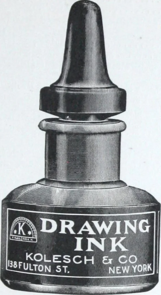 An illustration from Illustrated catalogue and price-list of drawing and tracing papers, sun print papers and equipments, drawing instruments and materials, surveying instruments, accessories, etc. / Kolesch & Company., 1917, leaf 150
