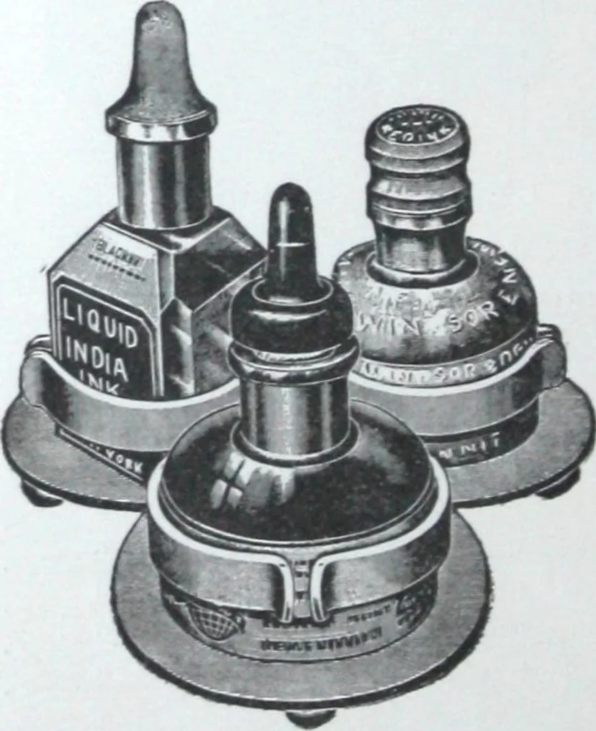 An illustration from Illustrated catalogue and price-list of drawing and tracing papers, sun print papers and equipments, drawing instruments and materials, surveying instruments, accessories, etc. / Kolesch & Company., 1917, leaf 151