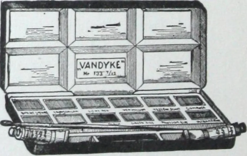 An illustration from Illustrated catalogue and price-list of drawing and tracing papers, sun print papers and equipments, drawing instruments and materials, surveying instruments, accessories, etc. / Kolesch & Company., 1917, leaf 159