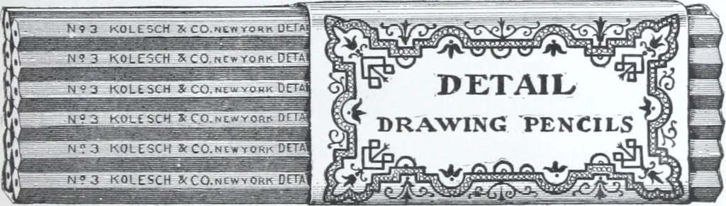 An illustration from Illustrated catalogue and price-list of drawing and tracing papers, sun print papers and equipments, drawing instruments and materials, surveying instruments, accessories, etc. / Kolesch & Company., 1917, leaf 168