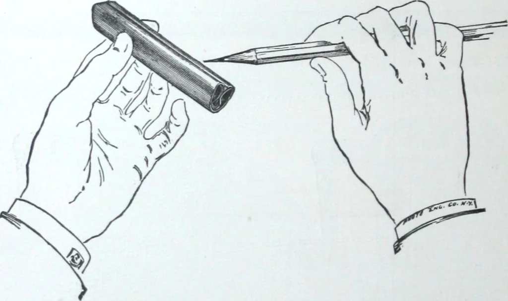 An illustration from Illustrated catalogue and price-list of drawing and tracing papers, sun print papers and equipments, drawing instruments and materials, surveying instruments, accessories, etc. / Kolesch & Company., 1917, leaf 171