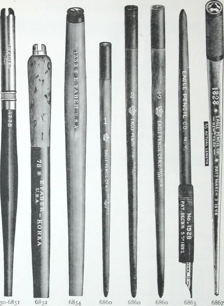 An illustration from Illustrated catalogue and price-list of drawing and tracing papers, sun print papers and equipments, drawing instruments and materials, surveying instruments, accessories, etc. / Kolesch & Company., 1917, leaf 183