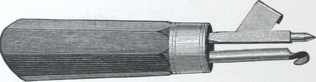 An illustration from Illustrated catalogue and price-list of drawing and tracing papers, sun print papers and equipments, drawing instruments and materials, surveying instruments, accessories, etc. / Kolesch & Company., 1917, leaf 289