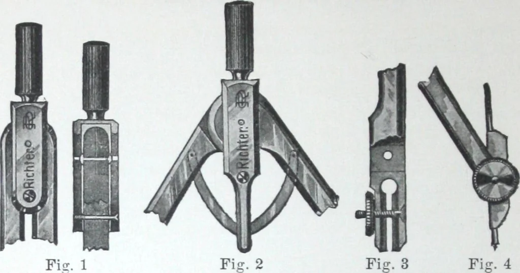 An illustration from Illustrated catalogue and price-list of drawing and tracing papers, sun print papers and equipments, drawing instruments and materials, surveying instruments, accessories, etc. / Kolesch & Company., 1917, leaf 41