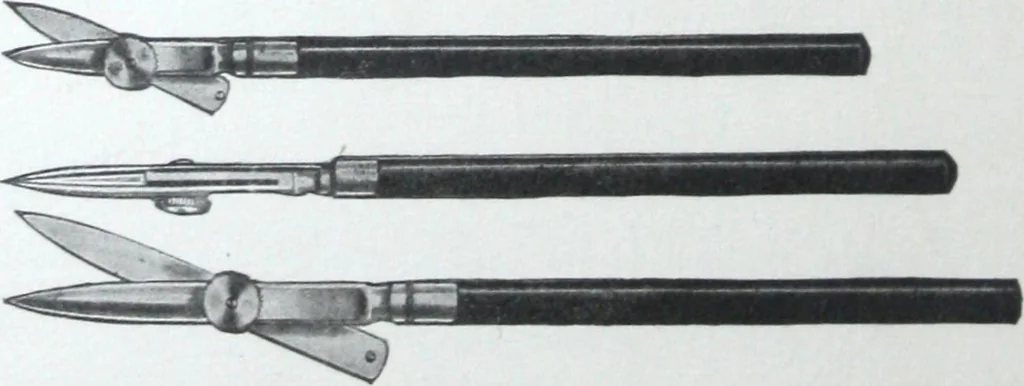 An illustration from Illustrated catalogue and price-list of drawing and tracing papers, sun print papers and equipments, drawing instruments and materials, surveying instruments, accessories, etc. / Kolesch & Company., 1917, leaf 43