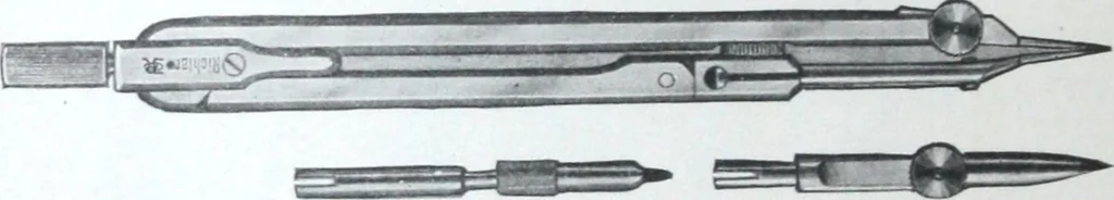 An illustration from Illustrated catalogue and price-list of drawing and tracing papers, sun print papers and equipments, drawing instruments and materials, surveying instruments, accessories, etc. / Kolesch & Company., 1917, leaf 47