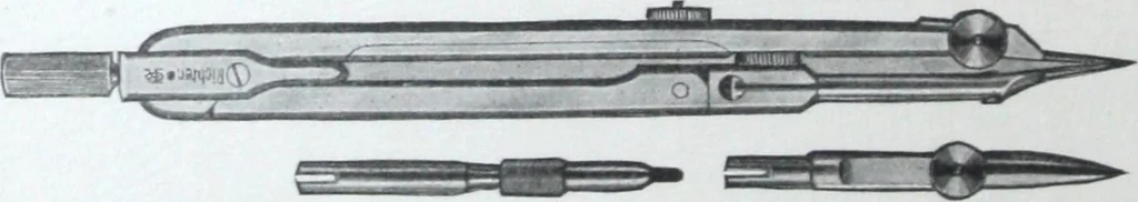 An illustration from Illustrated catalogue and price-list of drawing and tracing papers, sun print papers and equipments, drawing instruments and materials, surveying instruments, accessories, etc. / Kolesch & Company., 1917, leaf 47