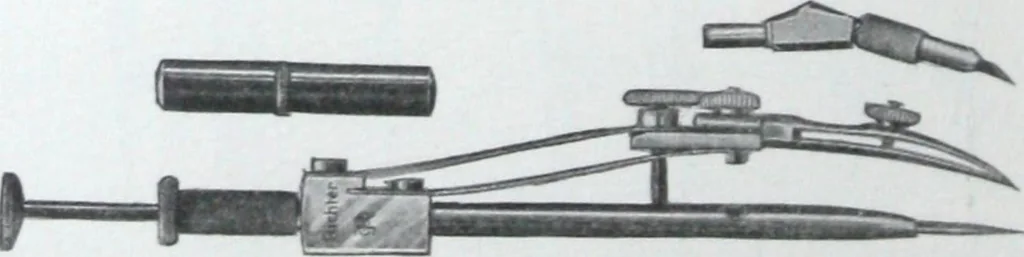 An illustration from Illustrated catalogue and price-list of drawing and tracing papers, sun print papers and equipments, drawing instruments and materials, surveying instruments, accessories, etc. / Kolesch & Company., 1917, leaf 49