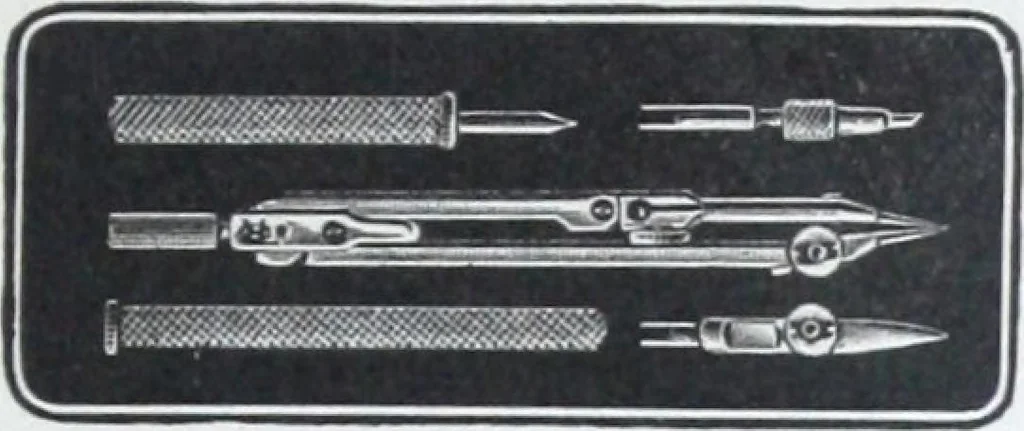 An illustration from Illustrated catalogue and price-list of drawing and tracing papers, sun print papers and equipments, drawing instruments and materials, surveying instruments, accessories, etc. / Kolesch & Company., 1917, leaf 52