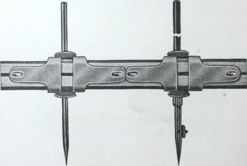 An illustration from Illustrated catalogue and price-list of drawing and tracing papers, sun print papers and equipments, drawing instruments and materials, surveying instruments, accessories, etc. / Kolesch & Company., 1917, leaf 61