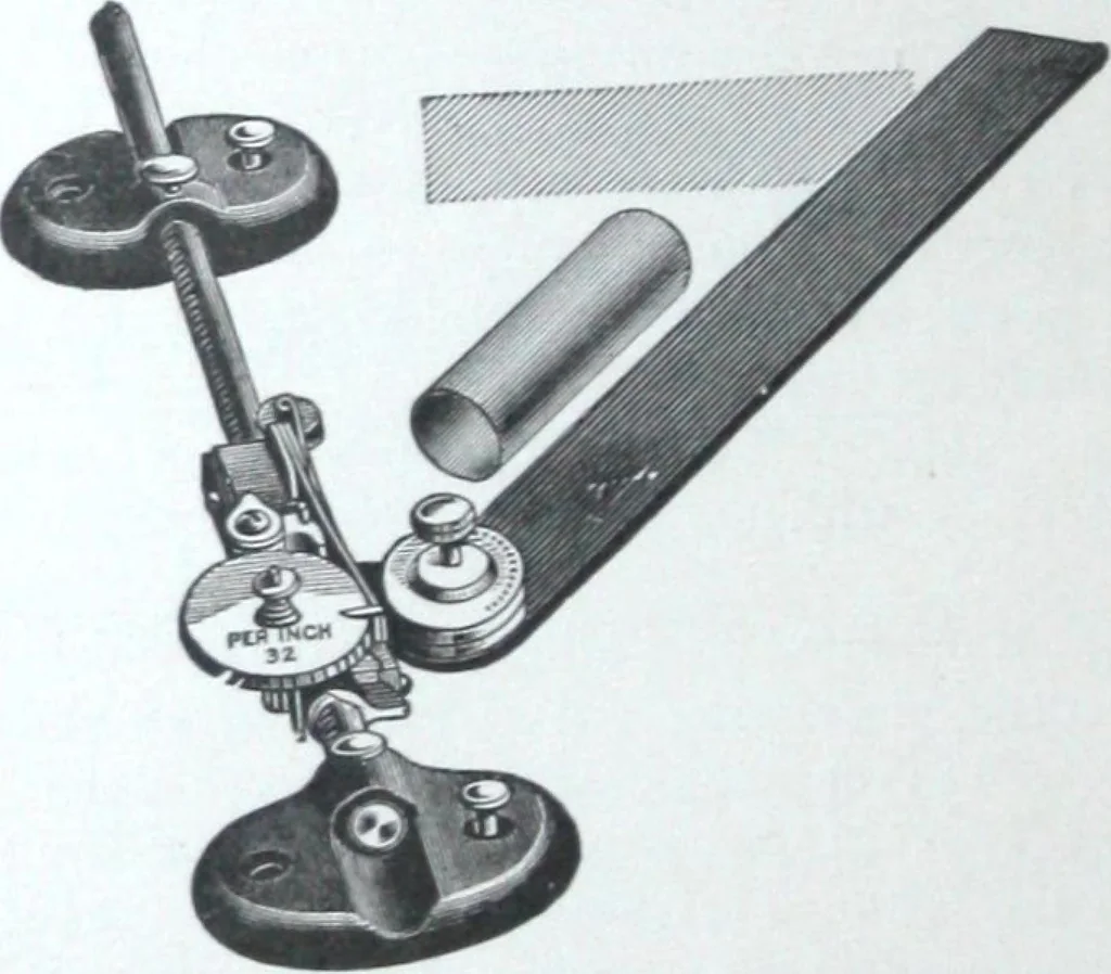 An illustration from Illustrated catalogue and price-list of drawing and tracing papers, sun print papers and equipments, drawing instruments and materials, surveying instruments, accessories, etc. / Kolesch & Company., 1917, leaf 83