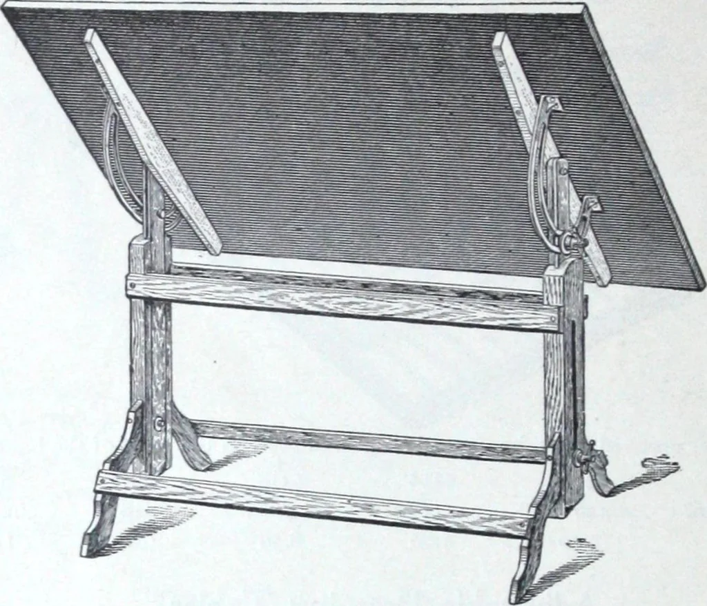 An illustration from Illustrated catalogue and price-list of drawing and tracing papers, sun print papers and equipments, drawing instruments and materials, surveying instruments, accessories, etc. / Kolesch & Company., 1907, leaf 125
