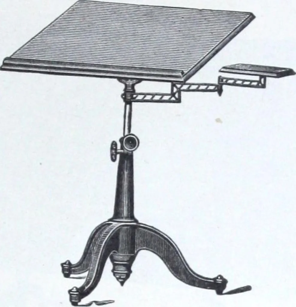 An illustration from Illustrated catalogue and price-list of drawing and tracing papers, sun print papers and equipments, drawing instruments and materials, surveying instruments, accessories, etc. / Kolesch & Company., 1907, leaf 126