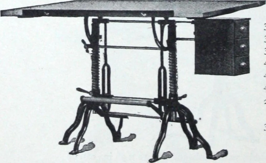 An illustration from Illustrated catalogue and price-list of drawing and tracing papers, sun print papers and equipments, drawing instruments and materials, surveying instruments, accessories, etc. / Kolesch & Company., 1907, leaf 127