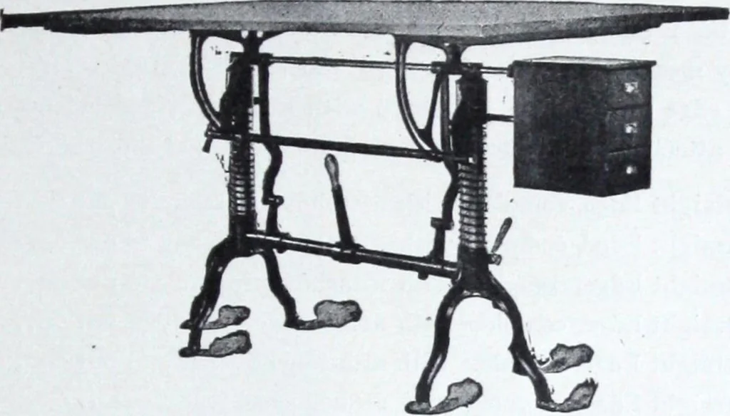 An illustration from Illustrated catalogue and price-list of drawing and tracing papers, sun print papers and equipments, drawing instruments and materials, surveying instruments, accessories, etc. / Kolesch & Company., 1907, leaf 128