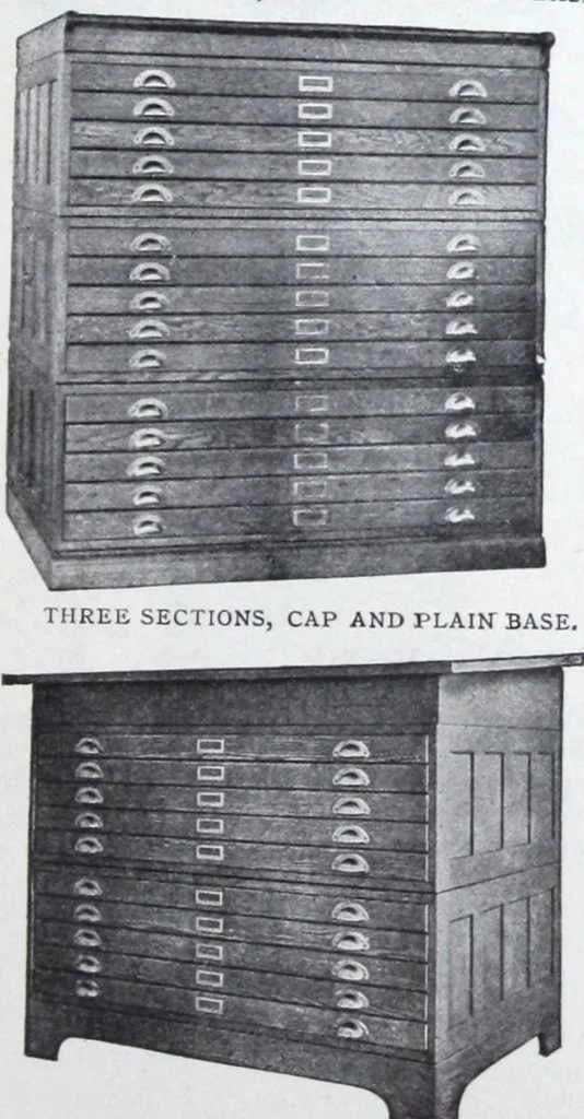 An illustration from Illustrated catalogue and price-list of drawing and tracing papers, sun print papers and equipments, drawing instruments and materials, surveying instruments, accessories, etc. / Kolesch & Company., 1907, leaf 130