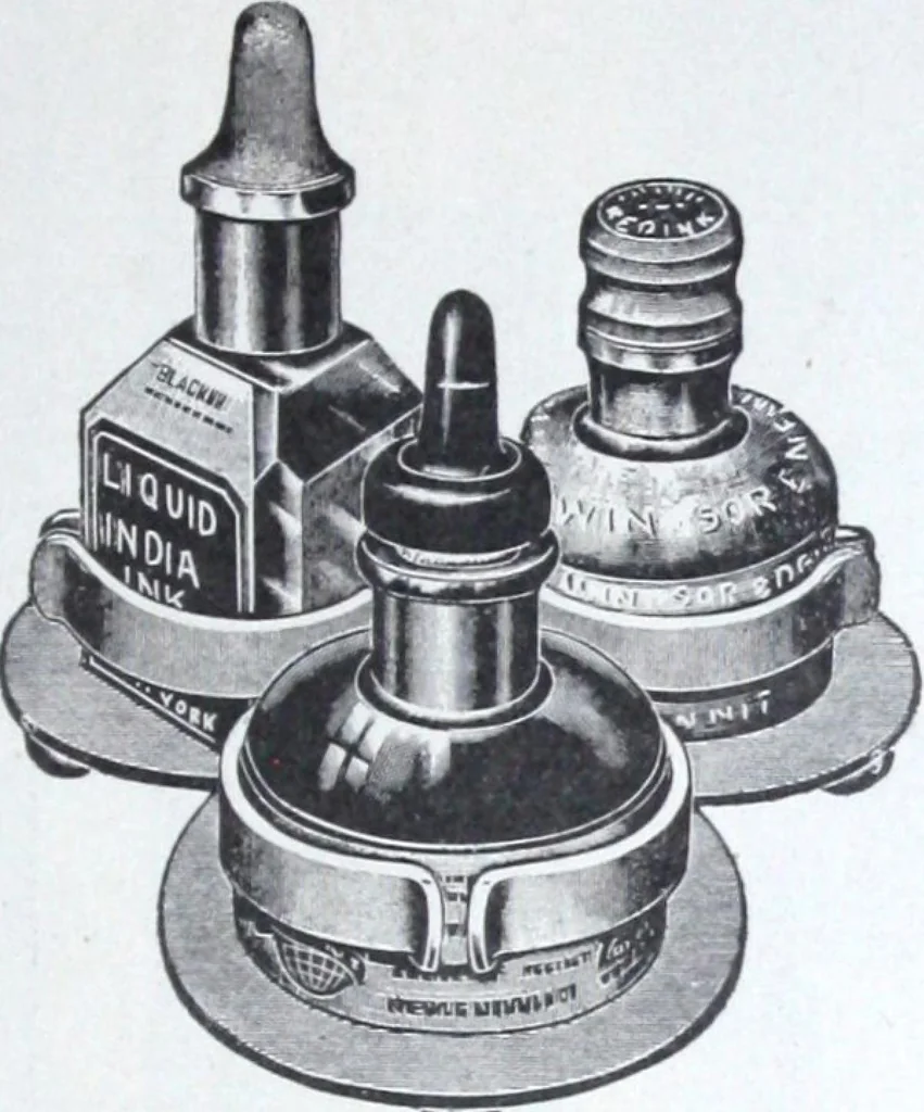 An illustration from Illustrated catalogue and price-list of drawing and tracing papers, sun print papers and equipments, drawing instruments and materials, surveying instruments, accessories, etc. / Kolesch & Company., 1907, leaf 134