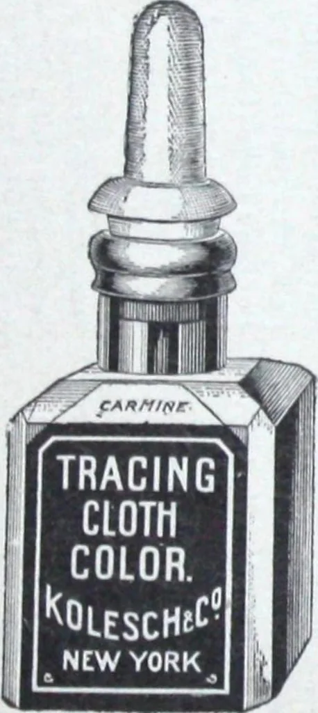An illustration from Illustrated catalogue and price-list of drawing and tracing papers, sun print papers and equipments, drawing instruments and materials, surveying instruments, accessories, etc. / Kolesch & Company., 1907, leaf 141