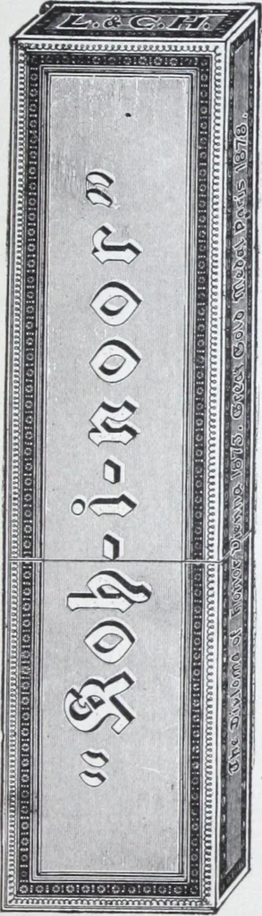 An illustration from Illustrated catalogue and price-list of drawing and tracing papers, sun print papers and equipments, drawing instruments and materials, surveying instruments, accessories, etc. / Kolesch & Company., 1907, leaf 146