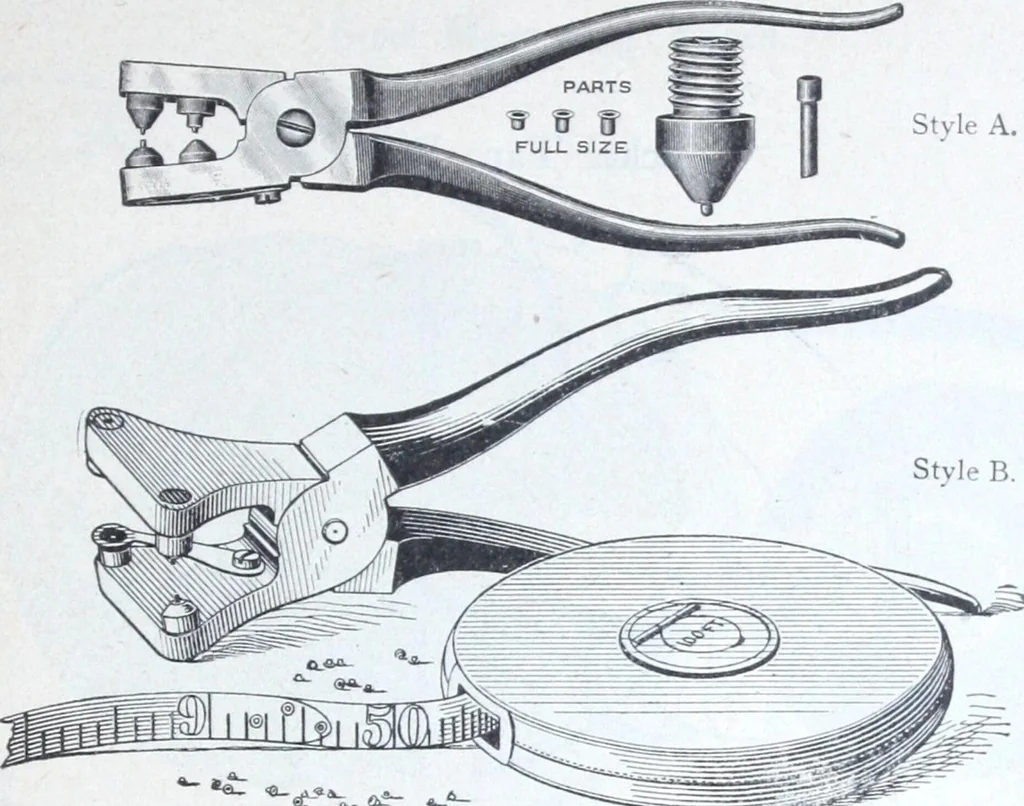 An illustration from Illustrated catalogue and price-list of drawing and tracing papers, sun print papers and equipments, drawing instruments and materials, surveying instruments, accessories, etc. / Kolesch & Company., 1907, leaf 218