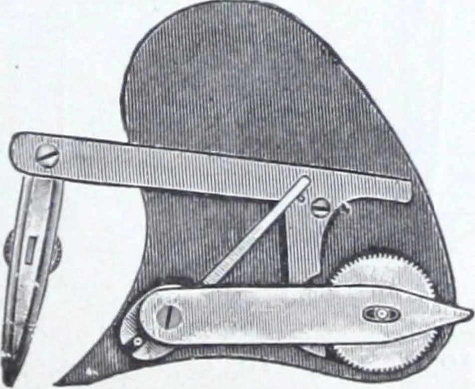 An illustration from Illustrated catalogue and price-list of drawing and tracing papers, sun print papers and equipments, drawing instruments and materials, surveying instruments, accessories, etc. / Kolesch & Company., 1907, leaf 38