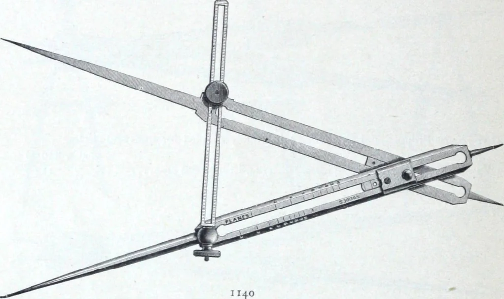 An illustration from Illustrated catalogue and price-list of drawing and tracing papers, sun print papers and equipments, drawing instruments and materials, surveying instruments, accessories, etc. / Kolesch & Company., 1907, leaf 45