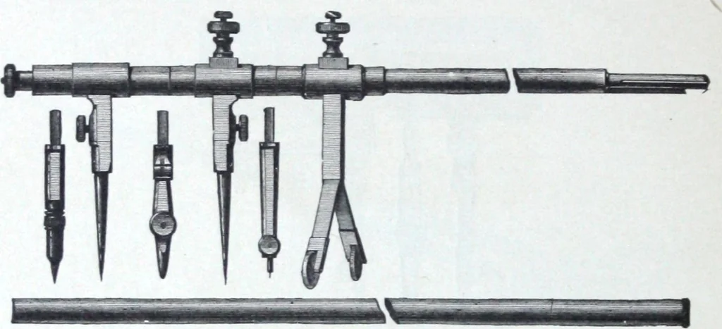 An illustration from Illustrated catalogue and price-list of drawing and tracing papers, sun print papers and equipments, drawing instruments and materials, surveying instruments, accessories, etc. / Kolesch & Company., 1907, leaf 47