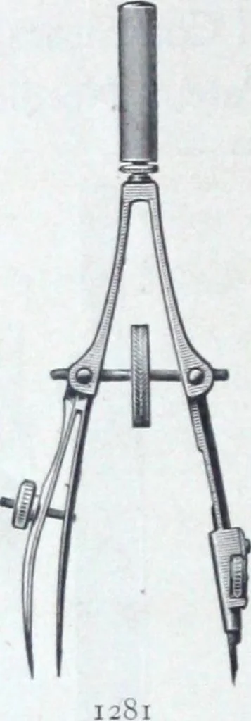 An illustration from Illustrated catalogue and price-list of drawing and tracing papers, sun print papers and equipments, drawing instruments and materials, surveying instruments, accessories, etc. / Kolesch & Company., 1907, leaf 57
