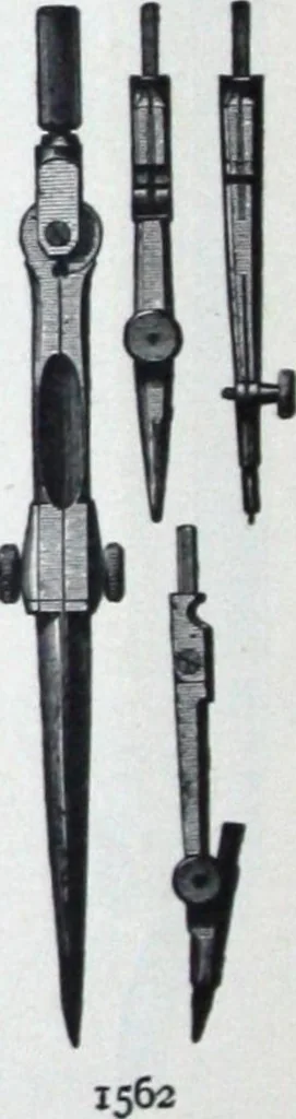 An illustration from Illustrated catalogue and price-list of drawing and tracing papers, sun print papers and equipments, drawing instruments and materials, surveying instruments, accessories, etc. / Kolesch & Company., 1907, leaf 63
