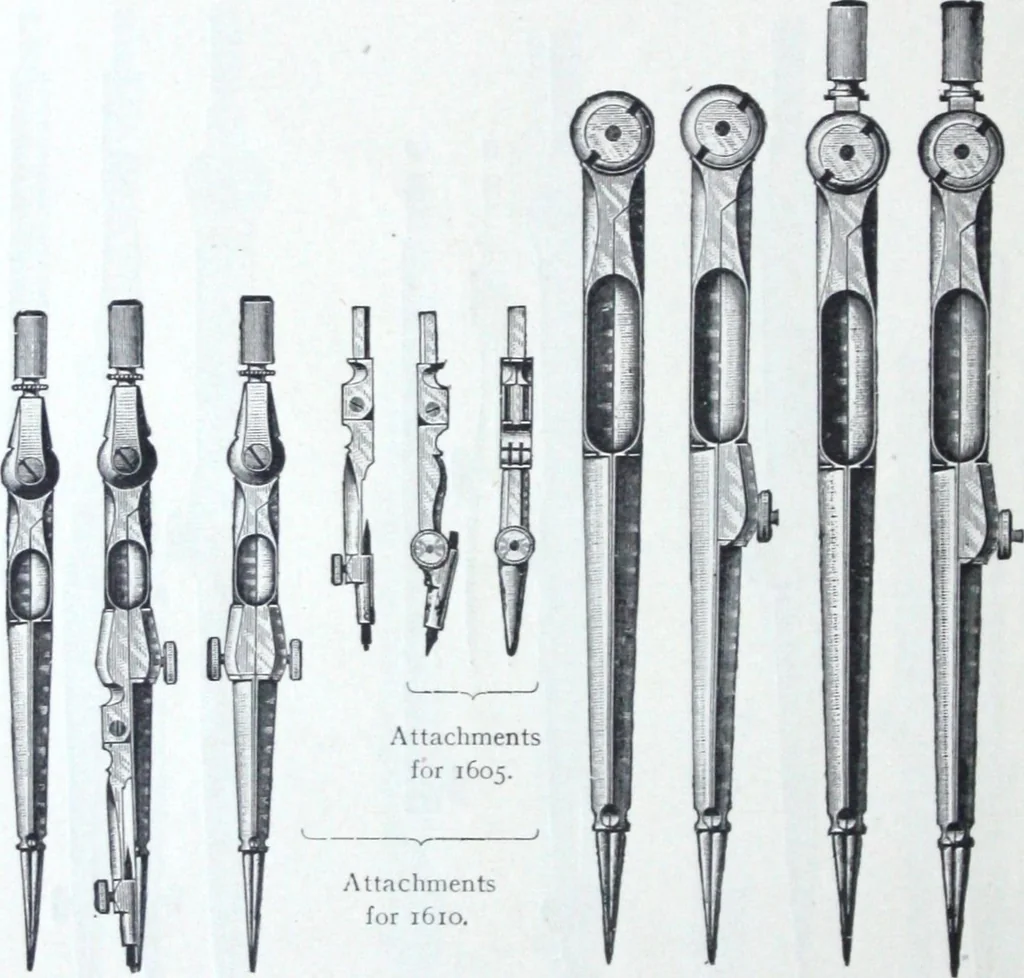 An illustration from Illustrated catalogue and price-list of drawing and tracing papers, sun print papers and equipments, drawing instruments and materials, surveying instruments, accessories, etc. / Kolesch & Company., 1907, leaf 65