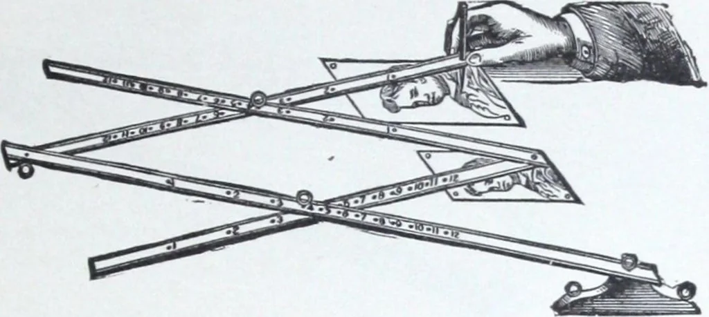 An illustration from Illustrated catalogue and price-list of drawing and tracing papers, sun print papers and equipments, drawing instruments and materials, surveying instruments, accessories, etc. / Kolesch & Company., 1907, leaf 82