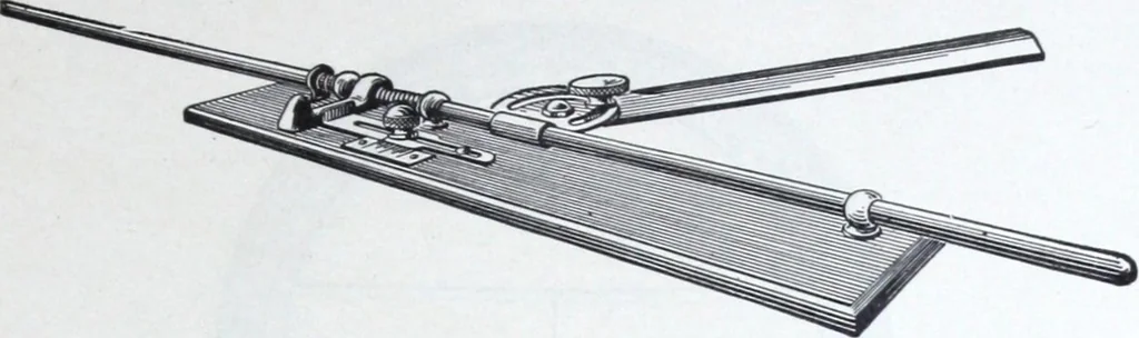 An illustration from Illustrated catalogue and price-list of drawing and tracing papers, sun print papers and equipments, drawing instruments and materials, surveying instruments, accessories, etc. / Kolesch & Company., 1907, leaf 84